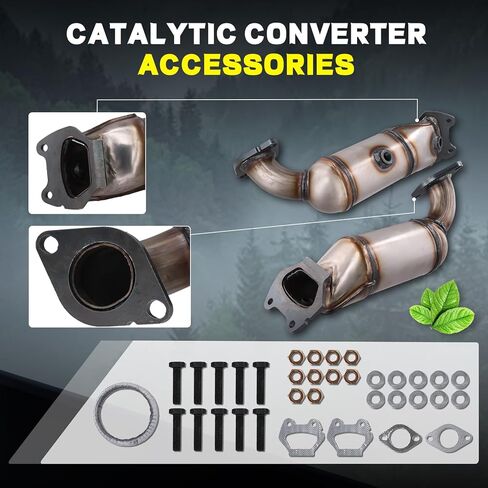 Catalytic Converters 16779 16780 for 2011-2014 Chrysler 200/Avenger/Ram C/V 3.6L, 2011-2016 Town & Country/Grand Caravan, EPA Compliant Replacement in Kuwait