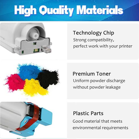 استبدال خراطيش الحبر HP W9190MC W9191MC W9192MC W9193MC تعمل مع مجموعة طابعات HP Color Laserjet E77825dn E77825z E77830dn E77830z in Saudi Arabia