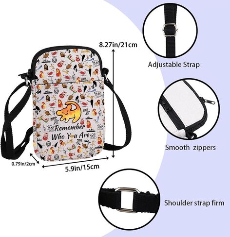 حقيبة ZJXHPO Lion Cross Body تذكر من أنت - حقيبة كتف هدية لمحبي الأسد (تذكر CB) in Saudi Arabia