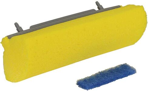 Quickie Roller Mop Refill with Microban, Extra Absorbent, Mop and Scrub Cleaning for Bathroom and Kitchen Cleaning in Kuwait