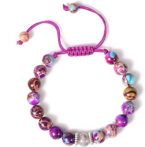 Lamyba هدايا عيد الفصح للفتيات في سن المراهقة تخزين الحشوات المراهقين الحجر الطبيعي أساور قابلة للتعديل عيد الشكر عيد الميلاد in Kuwait