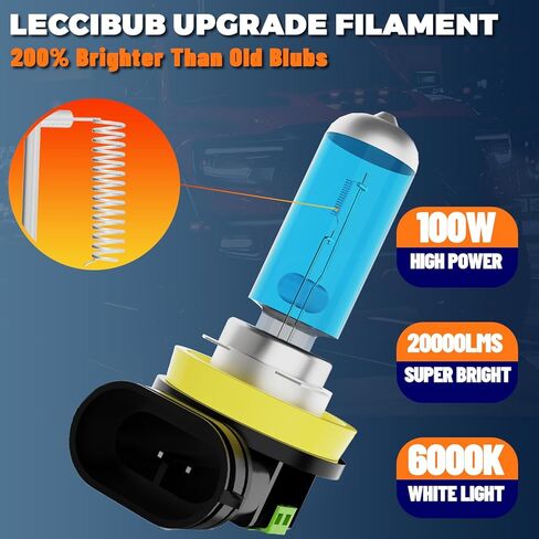 Headlight Bulbs License Plate Lights Fit For Mazda CX-5 2013-2017, 9005 High Beam + H11 Low Beam + H11 Fog Lights Halogen Bulb + License Plate Lights, Pack of 8 in Saudi Arabia