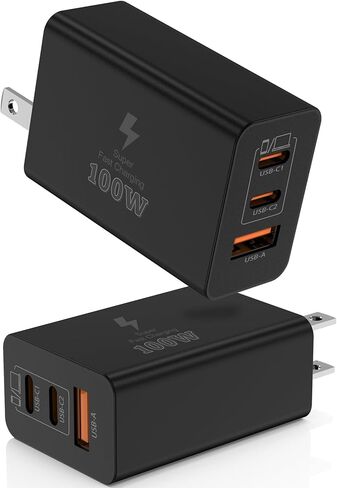 شاحن 30 وات iPhone 15 وسلك كابل USB C إلى C بطول 10 أقدام، كتلة شحن سريعة من النوع C لأجهزة Apple iPhone 15 Plus/15 Pro Max، iPad Pro 12.9/11 بوصة/Air/Mini/6 Gen، iPad Wall Plug Cube Brick، Samsung المجرة in Kuwait