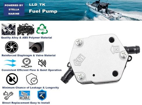 Fuel Pump Replace for Yamaha Outboard 115 130 150 175 200 225 250 300 HP V4 V6 2 Stroke 6E5-24410-00 in Kuwait