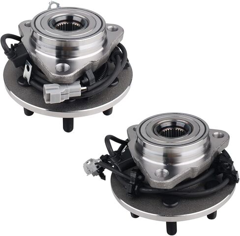 PAROD 515008 515009 4WD Front Wheel Bearing & Hub Assembly Compatible with 1997-2004 Dodge Dakota, 1998-2003 Durango [w/ 4-Wheel ABS] in Saudi Arabia
