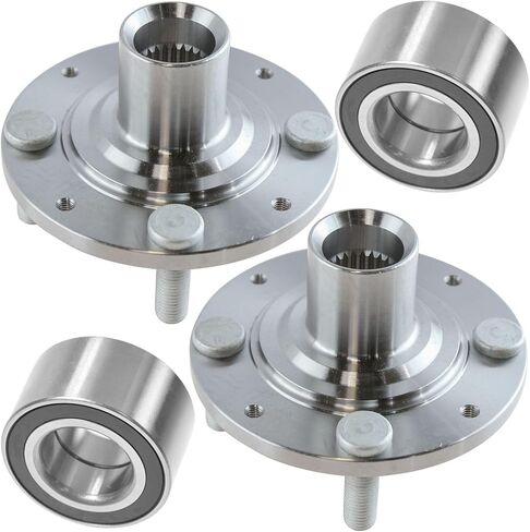 مجموعة محمل العجلات الأمامية وقطعتين من المحور متوافقة مع 1992-2000 Honda Civic 1993-1997 Civic del Sol in Kuwait