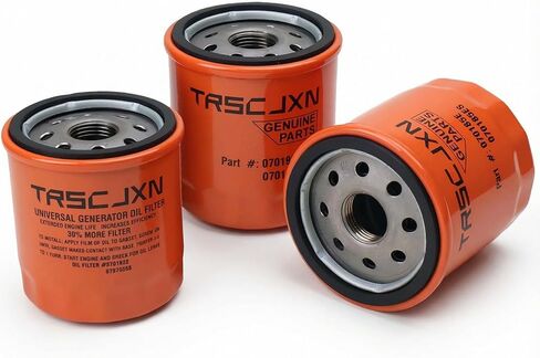 070185ES Oil Filter Compatible with Generac Guardian 8-24kw Series Air-Cooled Home Standby Generators & Portable Outdoor Generators Replace 070185E 70185 070185B(3 Pack) in Kuwait