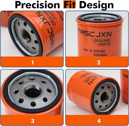 070185ES Oil Filter Compatible with Generac Guardian 8-24kw Series Air-Cooled Home Standby Generators & Portable Outdoor Generators Replace 070185E 70185 070185B(3 Pack) in Kuwait