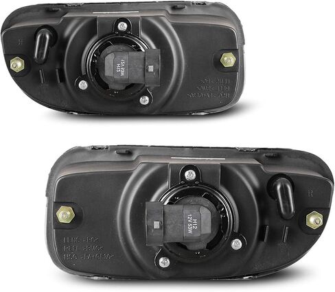 ROXX Fog Lights Fit for Jeep Grand Cherokee 1999 2001 2002 2003, 2 PCS Bumper Driving Light with OE Style Bulb H12 12V53W Driver and Passenger Side Clear Lens in Kuwait