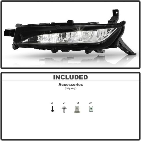 KEEKPO - For 2020 2021 2022 Lexus RX350 RX450 LED Front Bumper Fog Lights Driving Lamps Pair Set Replacement Left+Right in Saudi Arabia