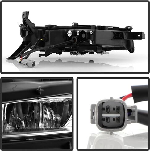 KEEKPO - For 2020 2021 2022 Lexus RX350 RX450 LED Front Bumper Fog Lights Driving Lamps Pair Set Replacement Left+Right in Saudi Arabia