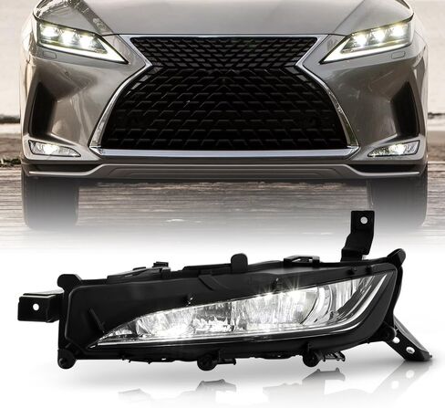 KEEKPO - For 2020 2021 2022 Lexus RX350 RX450 LED Front Bumper Fog Lights Driving Lamps Pair Set Replacement Left+Right in Saudi Arabia