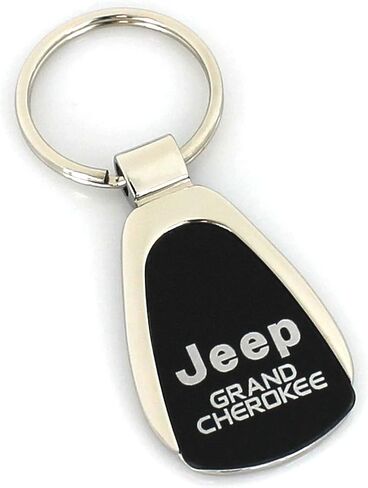 Au-Tomotive Gold, INC. Jeep Grand Cherokee Black Tear Drop Key Chain in Saudi Arabia