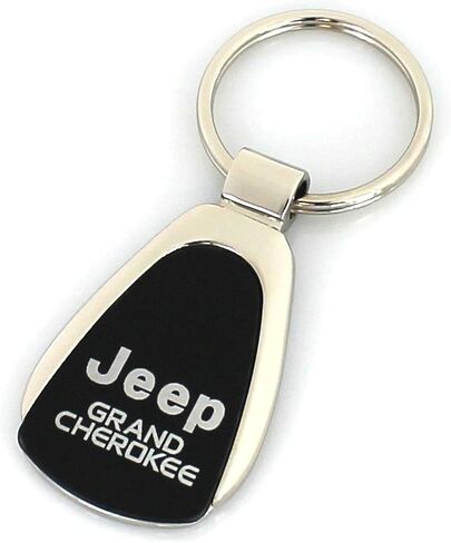 Au-Tomotive Gold, INC. Jeep Grand Cherokee Black Tear Drop Key Chain in Saudi Arabia