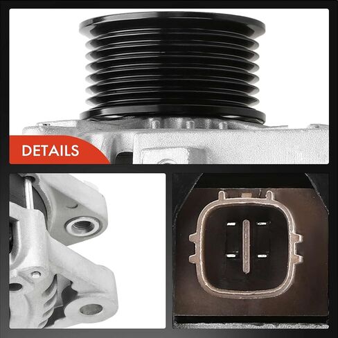 A-Premium Alternator Compatible with Toyota FJ Cruiser 2007 2008 2009 V6 4.0L, 100A 12V 7-Groove Pulley Clockwise, Replace# 27060-31120, 27060-0P030 in Saudi Arabia