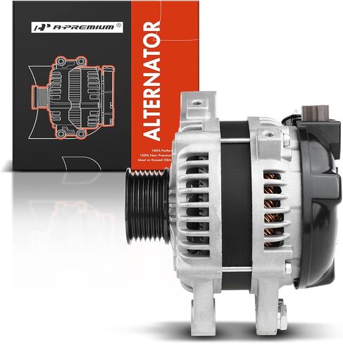 A-Premium Alternator Compatible with Toyota FJ Cruiser 2007 2008 2009 V6 4.0L, 100A 12V 7-Groove Pulley Clockwise, Replace# 27060-31120, 27060-0P030 in Saudi Arabia