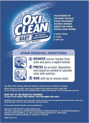 OxiClean Versatile Stain Remover Baby Stain Soaker, 3 lb in Saudi Arabia