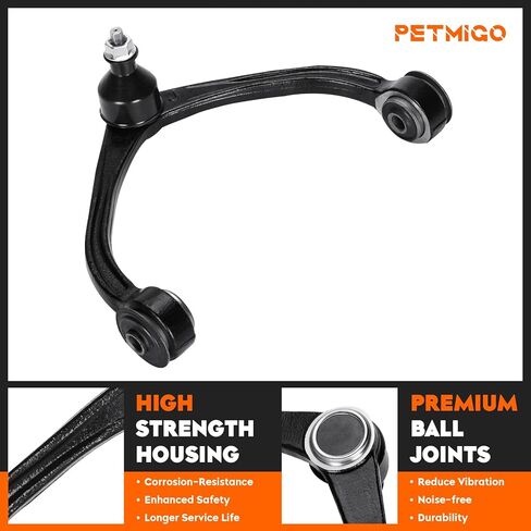 Front Upper Control Arms w/Ball Joints Replacement Suspension Kit for Dodge Dakota 2005-2010, for Ram Dakota 2011, for Mitsubishi Raider 2006-2009, with Sway Bars Tie Rods (10PCS) in Saudi Arabia