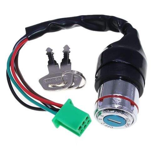 Ignition Key Switch Lock Replacement Assembly Switch Ignition Key Set for 6 Pins 6-Wires ATV Ignition Switch+Key Set for Suzuki GN 125 Scooter in Kuwait