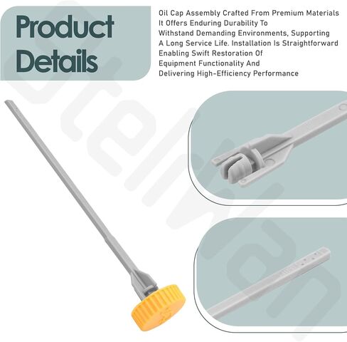 8.86 Inch 14075-0707 Oil Cap Assembly Compatible with Kaw-asaki FR, FS, FT and FX Series, Replaces 14075-7013 14075-0037 14075-0725 in Kuwait