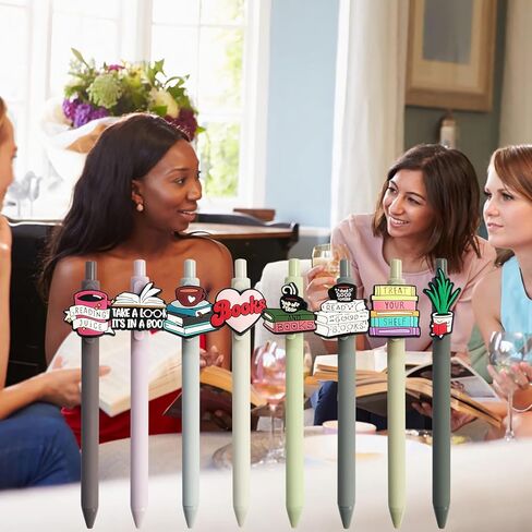 لطيف عشاق الكتب الأقلام نادي الكتب الهدايا الجمالية أقلام الحبر الأسود القرطاسية كتاب تحت عنوان ديكور مكتبة لوازم الملحقات هدية التقدير للنساء القراء دودة الكتب أمين المكتبة المعلم in Kuwait