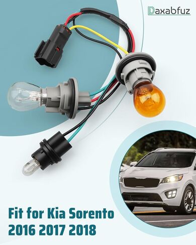 Tail Light Lamp Socket Holder Wire Harness Fit for Kia Sorento 2016 2017 2018, Replace 92480-C6000 in Kuwait
