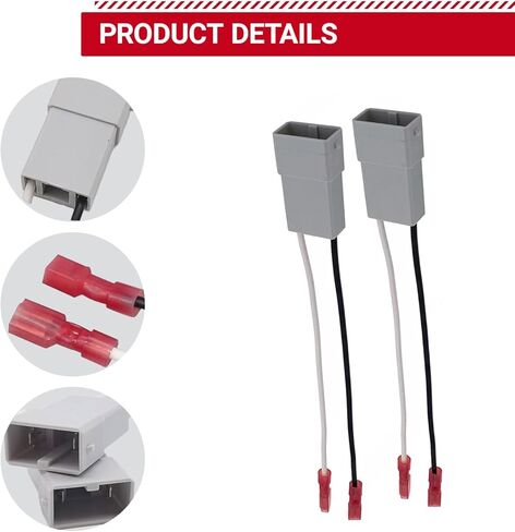 4 PCS Car Audio Adapter Plug 72-7800 Speaker Connector Harnesses Door Speaker Wiring Adapter Waterproof Housing with Copper Core Compatible with Accord for Car Audio System in Kuwait