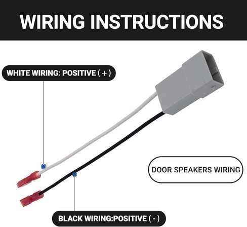 4 PCS Car Audio Adapter Plug 72-7800 Speaker Connector Harnesses Door Speaker Wiring Adapter Waterproof Housing with Copper Core Compatible with Accord for Car Audio System in Kuwait