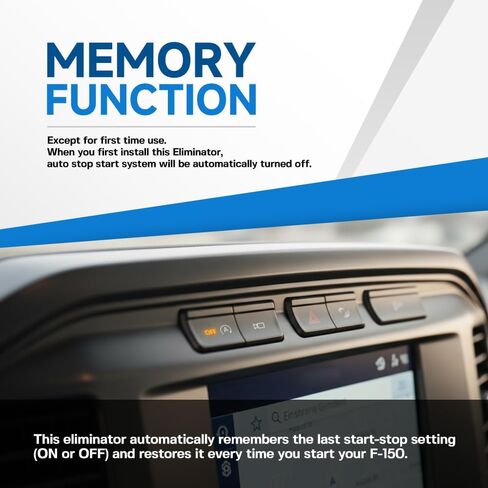 Auto Start Stop Eliminator/Disable for 2021 2022 2023 2024 2025 2026 F'ord F150 ESS Engine Auto Stop Disabler Error Free Stop-Start Bypass Device Cable Easy Install in Saudi Arabia