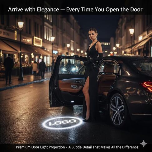 LED Car Door Logo Projector Lights for Lexus, 4-Pack Ghost Shadow Welcome Lights, HD Plug and Play Compatible with is ES LS GS GX LX RX RC UX200 2006-2025 (4) in Saudi Arabia