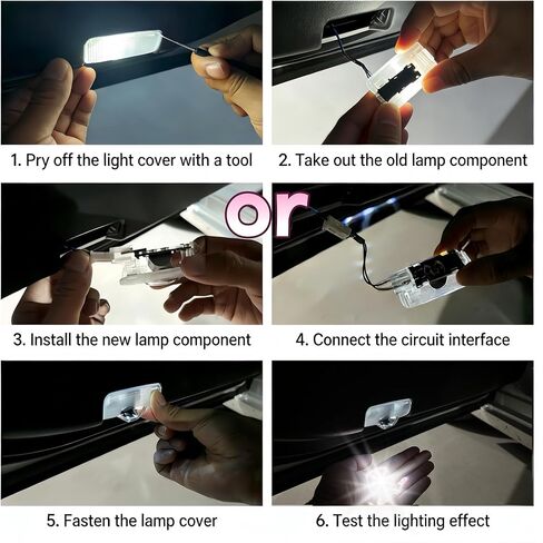 LED Car Door Logo Projector Lights for Lexus, 4-Pack Ghost Shadow Welcome Lights, HD Plug and Play Compatible with is ES LS GS GX LX RX RC UX200 2006-2025 (4) in Saudi Arabia