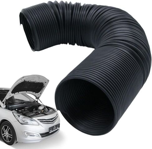 Air Intake Hose Air Intake Pipe Flexible Duct Hose Flexible Hose Pipe Tube Air Duct Induction Pipe Hose High Temp Airflow/Fit For Most Cars Flexible Air Filter Intake Hose(Blue) in Kuwait