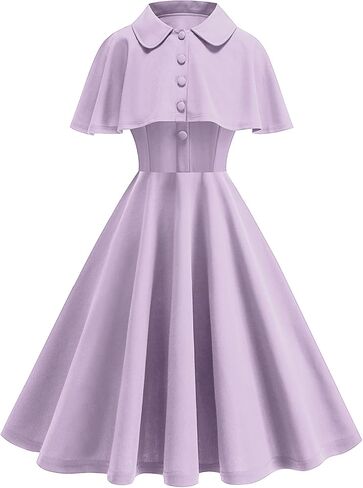 1950s Vintage Cocktail Dresses for Women Wedding Guest Retro 50's Style Swing Dresses Church Tea Party Prom Dress with Shrug in Saudi Arabia