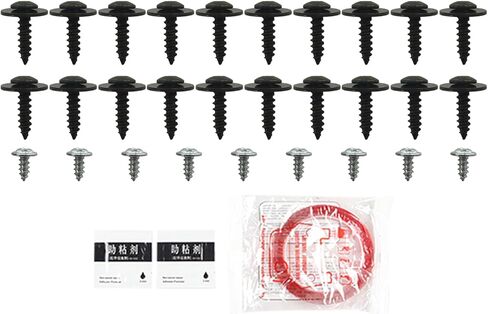 3-PC Front Lip Spoiler Kit for 2024-2025 Ford Mustang S650 GT/EcoBoost - Gloss Black ABS Plastic Chin Splitter & Diffuser Protector, Excludes GT Performance Pack/Dark Horse in Kuwait