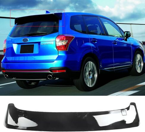 Rear Tailgate Roof Spoiler Visor Wing Fit for Subaru Forester 2.5i/ 2.0XT/ Limited/Premium/Touring/Stdrd 2014-2018 Gloss Black Top Wing Lip Exterior Accessories in Kuwait