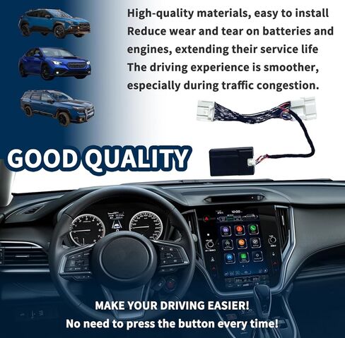 مزيل إيقاف التشغيل التلقائي يناسب 2024-2026 Subaru Outback، CROSSTREK، WRX، شاشة تعمل باللمس، 2026 Forester Disable Auto Start Stop بشكل دائم (متوافق فقط مع شاشات اللمس) in Saudi Arabia