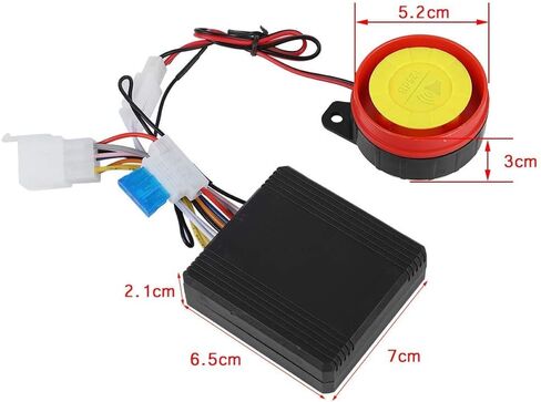 Motorcycle Alarm System,Tangxi 12V Motorcycle Anti Theft with Remote Control,125ddB Super Sound& Flashing Lights Warning,5 Sensitivity Levels,Adjustable Universal for Most 12V Motorcycles in Saudi Arabia
