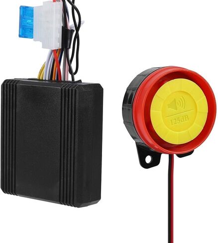 Motorcycle Alarm System,Tangxi 12V Motorcycle Anti Theft with Remote Control,125ddB Super Sound& Flashing Lights Warning,5 Sensitivity Levels,Adjustable Universal for Most 12V Motorcycles in Saudi Arabia