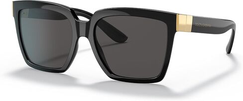 Dolce & Gabbana DG6165-501/87 Sunglasses BLACK w/DARK GREY 56mm in Kuwait