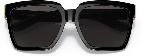Dolce & Gabbana DG6165-501/87 Sunglasses BLACK w/DARK GREY 56mm in Kuwait
