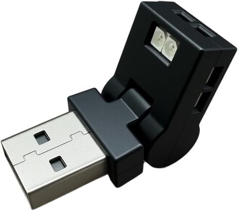 مصباح LED USB صغير، سيارة سطوع قابلة للتعديل محمولة 7 ألوان RGB أضواء محيطة ديناميكية، ملحقات تزيين مصباح الجو الداخلي التلقائي للمنزل المحمول (قطعتان) in Kuwait