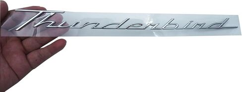 2X Rear Left Driver Replacement for 2002-2005 Thunderbird Emblem Badges Sticker Nameplate (Silver) in Kuwait