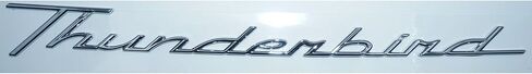 2X Rear Left Driver Replacement for 2002-2005 Thunderbird Emblem Badges Sticker Nameplate (Silver) in Kuwait