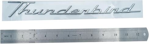 2X Rear Left Driver Replacement for 2002-2005 Thunderbird Emblem Badges Sticker Nameplate (Silver) in Kuwait