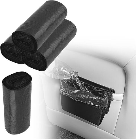120PCS Mini Cars Trash Bag,Thickened & Tear-Resistant Cars Garbage Bag for Keeping Vehicle Tidy,Portable Car Trash Can Bags Automotive Accessories for Car,Desktop,Outdoor in Saudi Arabia