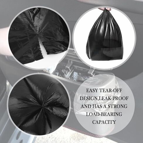 120PCS Mini Cars Trash Bag,Thickened & Tear-Resistant Cars Garbage Bag for Keeping Vehicle Tidy,Portable Car Trash Can Bags Automotive Accessories for Car,Desktop,Outdoor in Saudi Arabia