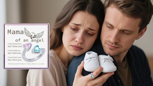 ARHTF Miscarriage Memorial Mommy of an Angel Ring Miscarriage Gifts for Mothers Pregnancy Loss Gifts for Moms Who Had Miscarriage in Saudi Arabia