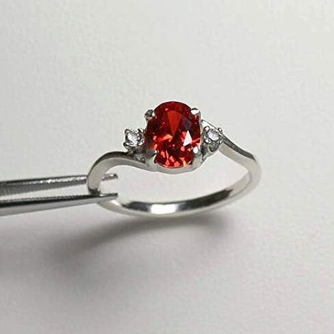 TSNjewelry المكسيكي النار العقيق 925 خاتم الفضة الاسترليني مع الماس / على شكل بيضاوي in Kuwait