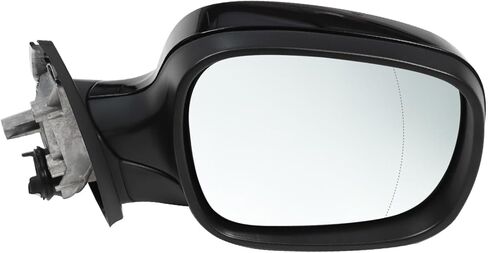 Left Side Mirror Assembly Compatible with X3 2011-2014 Heated & Power Adjustment Glass & Electric Folding Driver Door Mirror (3Pins Glossy Black) in Saudi Arabia