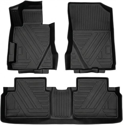 Sportage Floor Mat - All Weather Waterproof Durable Anti-Slip Odorless TPE Front and Rear Row Set Custom-Fit High-Raised Lip Floor Liner Compatible with 2010-2016 KIA Sportage in Kuwait